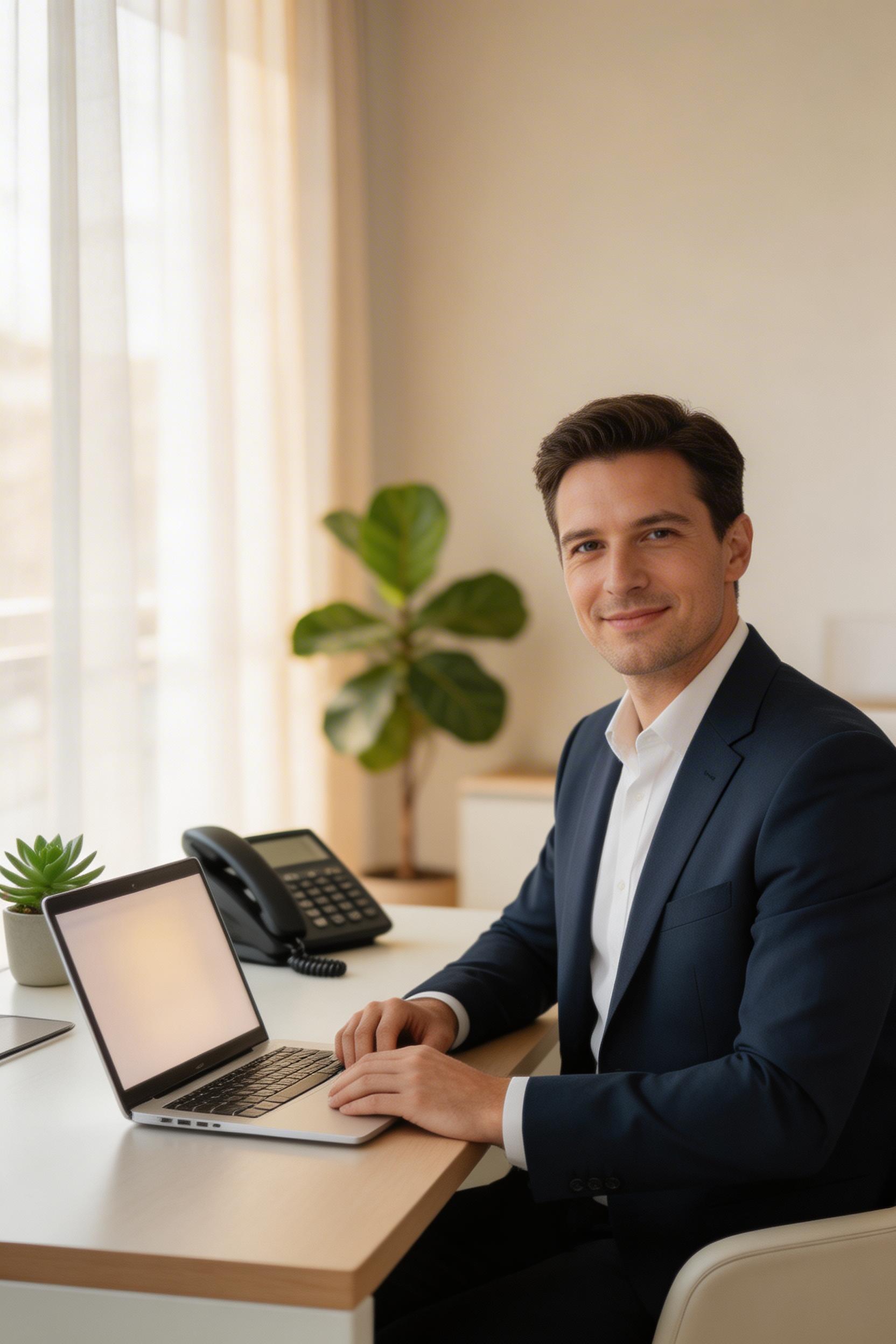 Professional consultant visual